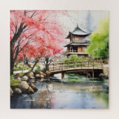 Frühling in Garten Puzzle (Vertikal)