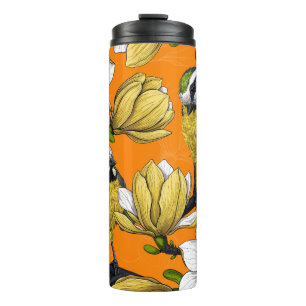 Frühling in Gelb Thermosbecher