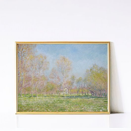Frühling in Giverny – impressionistische Landschaf Poster
