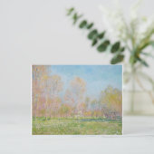 Frühling in Giverny von Claude Monet Postkarte (Stehend Vorderseite)