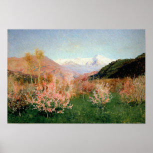 Frühling in Italien, 1890 Poster