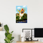Frühling in Italien Poster (Heimbüro)