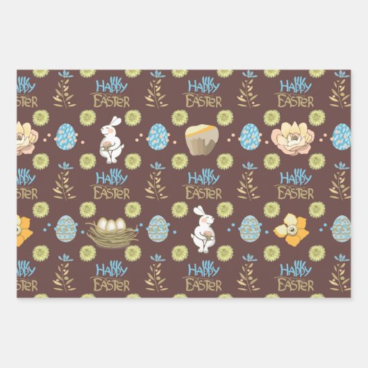 Frühling in Ostern Geschenkpapier Set (Vorderseite 3)