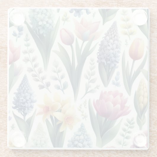 Frühling in Ostern Glasuntersetzer (Rückseite)