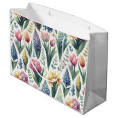 Frühling in Ostern Große Geschenktüte (Rückseite Schrägansicht)