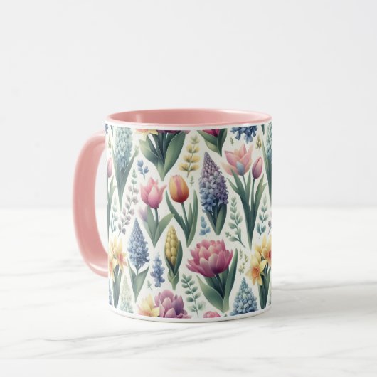 Frühling in Ostern Tasse (Vorderseite Links)