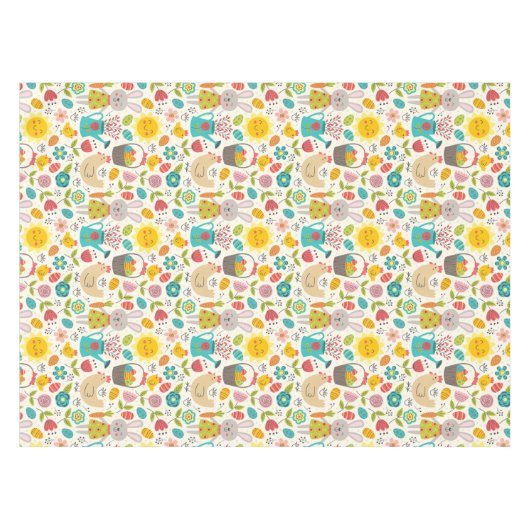 Frühling in Ostern Tischdecke (Vorderseite (Horizontal))