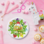 Frühling in Osterzeit Papier Teller (Party)