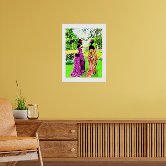 Frühling in Paris 1872 Poster (Wohnzimmer 2)