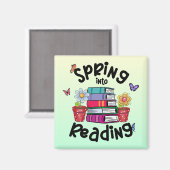 Frühling in Reading Magnet (Vorderseite/Rückseite)