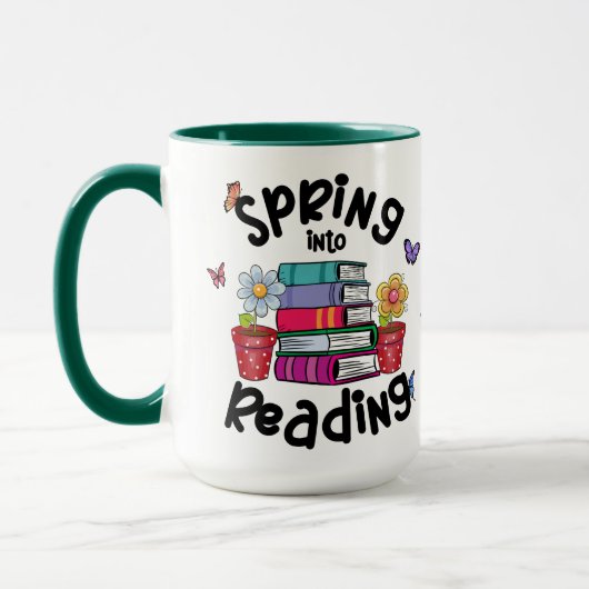 Frühling in Reading Tasse (Links)