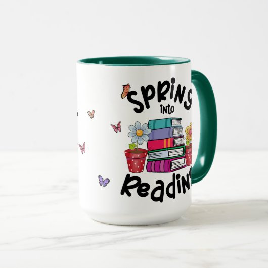 Frühling in Reading Tasse (VorderseiteRechts)