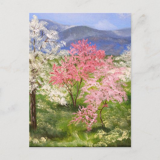 Frühling in Tennessee Postkarte (Vorderseite)