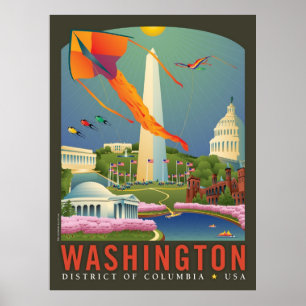 Frühling in Washington D.C. Poster