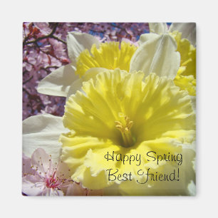 Frühling ist da, beste Freundin! Magnet Helle Oste
