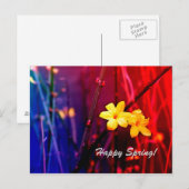 Frühling ist da postkarte (Vorne/Hinten)