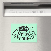 Frühling ist da Typography Design-49765 Magnet (In Situ (Geschirrspüler))