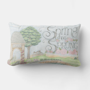 Frühling ist da Wurfkissen Lendenkissen