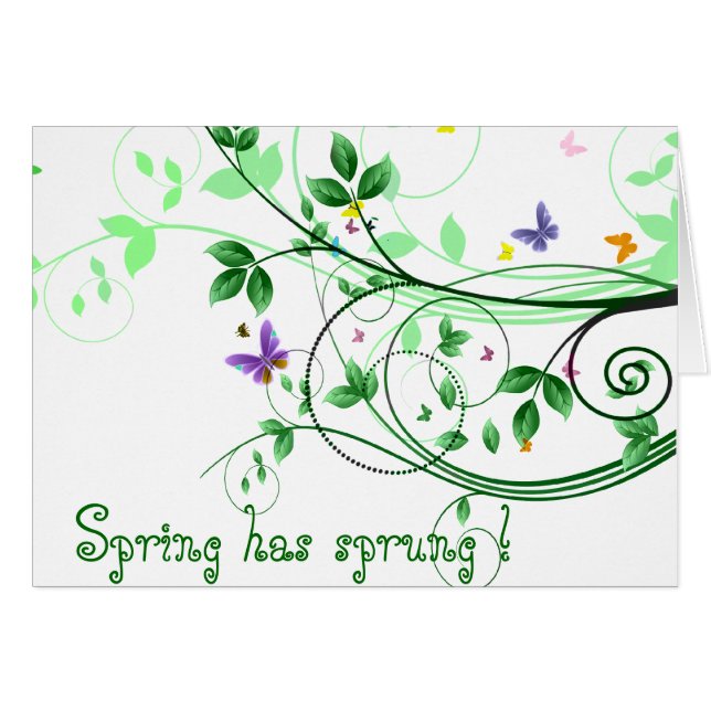 Frühling ist entsprungen (Vorderseite (Horizontal))
