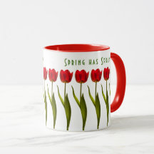 Frühling ist entsprungen! - Rote Tulpen -
