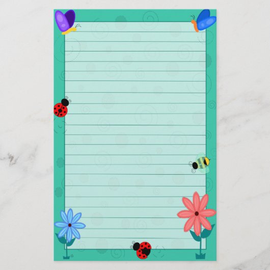 Frühling ist hier! briefpapier (Vorderseite)