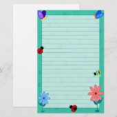 Frühling ist hier! briefpapier (Vorne/Hinten)