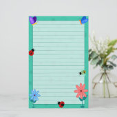Frühling ist hier! briefpapier (Stehend Vorderseite)