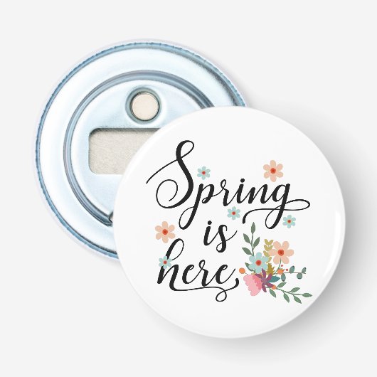 Frühling ist hier flaschenöffner (Vorderseite)