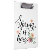 Frühling ist hier klemmbrett (Rechts)