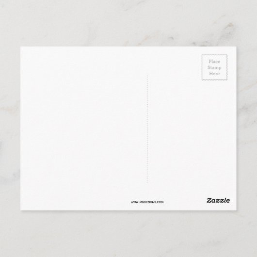 Frühling ist hier postkarte (Rückseite)