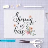 Frühling ist hier seidenpapier (Handwerk)
