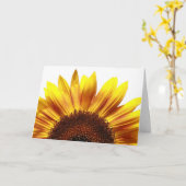 Frühling ist kommende Grußkarte Karte (Gelbe Blume)