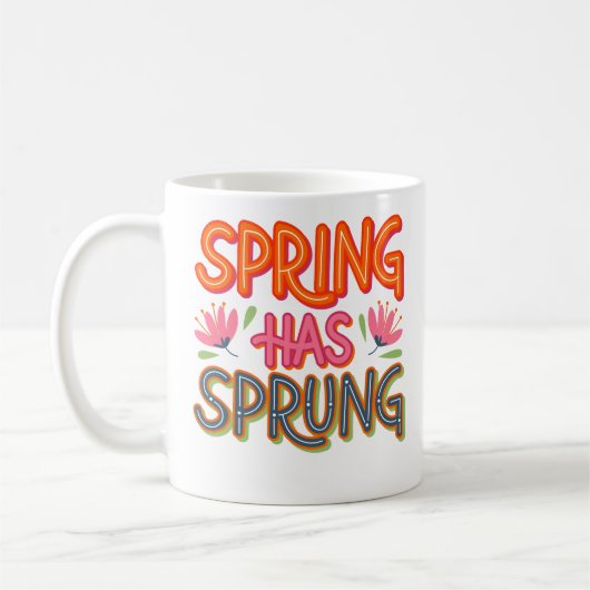 Frühling ist sprung kaffeetasse (Links)