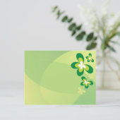 Frühling ist sprung postkarte (Stehend Vorderseite)