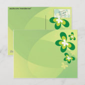 Frühling ist sprung postkarte (Vorne/Hinten)