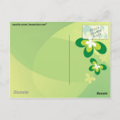 Frühling ist sprung postkarte (Rückseite)