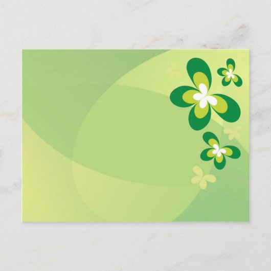 Frühling ist sprung postkarte (Vorderseite)