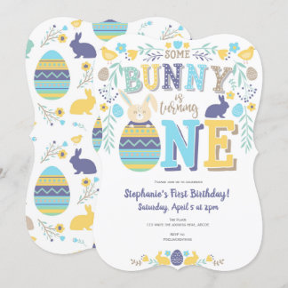 Frühling, Junge 1. Geburtstag, Ostern, Sonnenschei Einladung