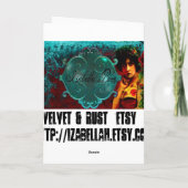 Frühling Karte (Rückseite)