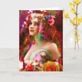 Frühling Karte (Gelbe Blume)