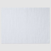 Frühling Klassisches Gingham | Puderblau Seidenpapier (Vorderseite)