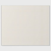 Frühling Klassisches Gingham | Weicher Leinen Geschenkpapier (Flach)