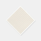 Frühling Klassisches Gingham | Weicher Leinen Serviette (Ecke)