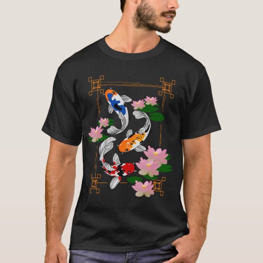 Frühling Koi T-Shirt (Vorderseite)