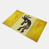 Frühling Kokopelli Doormat Fußmatte (Schrägansicht)