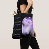 Frühling kommt Lila Tulip Tasche (Von Nahem)