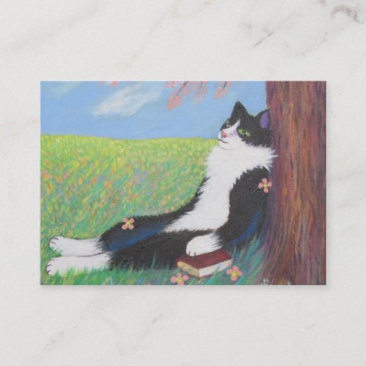 Frühling kommt schließlich Visitenkarte (Vorderseite)