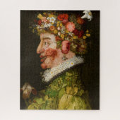 Frühling, La Primavera von Giuseppe Arcimboldo Puzzle (Vertikal)