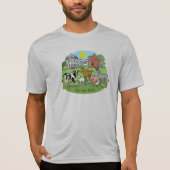 Frühling Lauf der Farm Tech Shirt (Vorderseite)