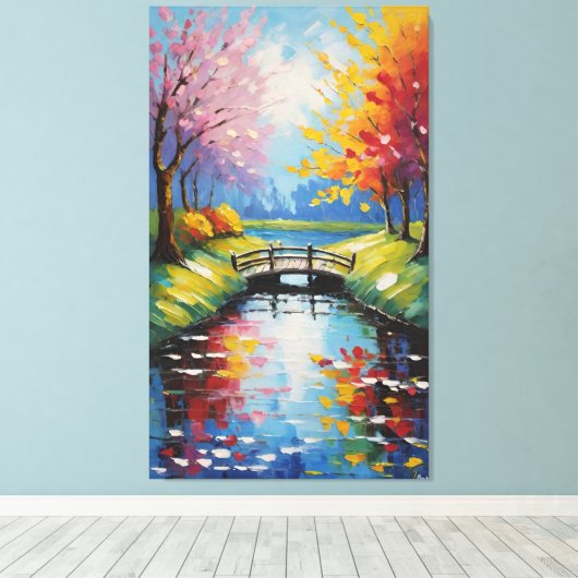 Frühling Leinwanddruck (Insitu (Holzboden))